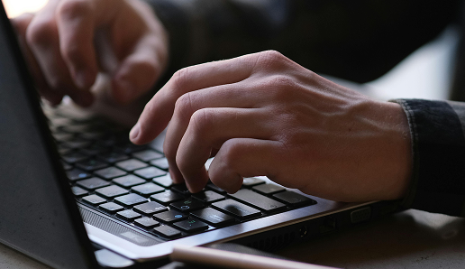 Computer showing video creation platform